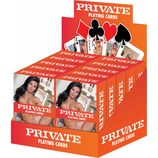 PRIVATE PLAYING CARDS DISPLAY 10P image 0