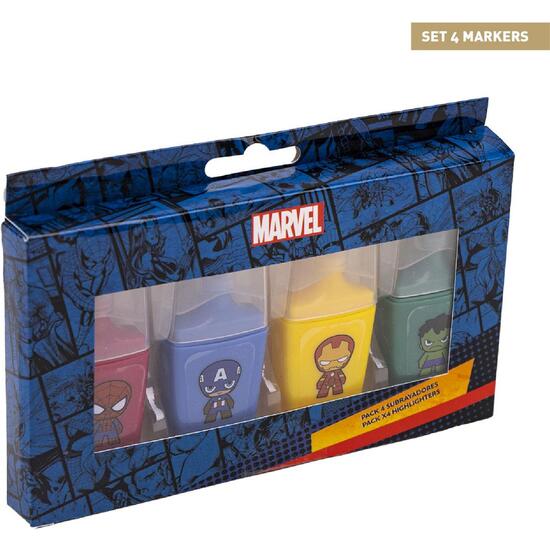 SUBRAYADORES PACK X4 AVENGERS MULTICOLOR image 0