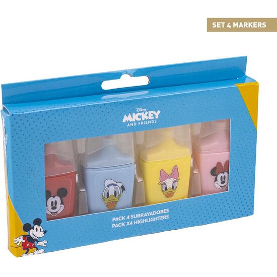 SUBRAYADORES PACK x4 MICKEY MULTICOLOR image 0