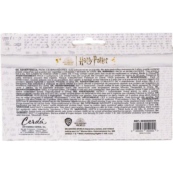 SUBRAYADORES PACK X4 HARRY POTTER MULTICOLOR image 3