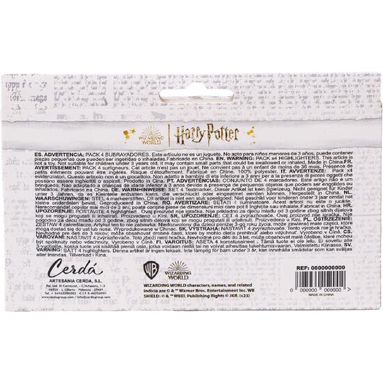 SUBRAYADORES PACK X4 HARRY POTTER MULTICOLOR image 3