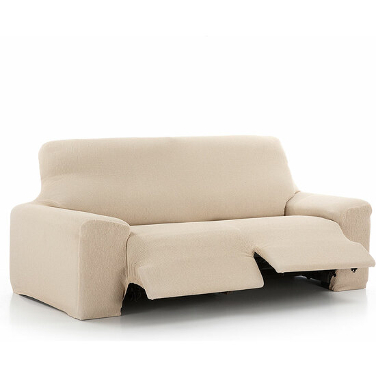 MAXIFUNDAS - FUNDA DE SOFÁ RELAX 3 PLAZAS 2 PIES VEGA MARFIL image 0