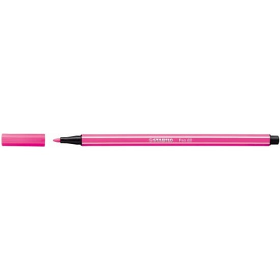 ROTULADOR PREMIUM STABILO 68 CON PUNTA DE FIBRA 1MM COLOR - ROSA FLOURESCENTE 056 image 0