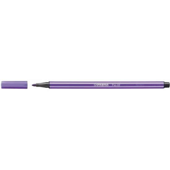 ROTULADOR PREMIUM STABILO 68 CON PUNTA DE FIBRA 1MM COLOR - VIOLETTA-55 image 0