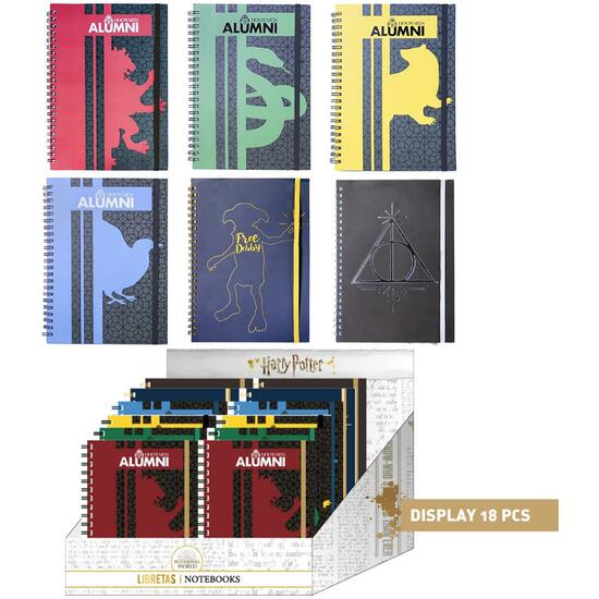 LIBRETA HARRY POTTER PERLA A5 - 1 UNIDAD image 0