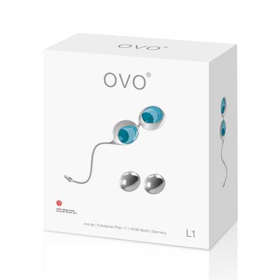 OVO L1 LOVE BALLS WHITE LIGHT BLUE image 1