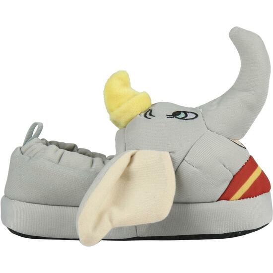 ZAPATILLAS DE CASA 3D 3 PIEZAS DISNEY DUMBO - GRIS image 1