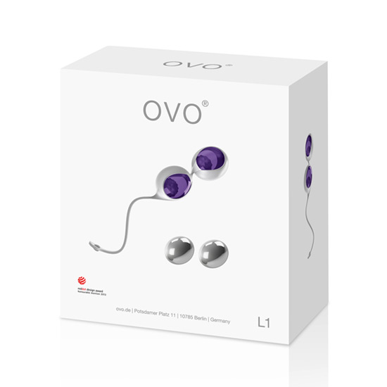 OVO L1 LOVE BALLS WHITE LILAC image 1