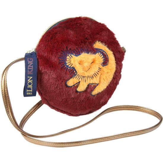 BOLSO BANDOLERA PELO LION KING - BURDEOS  image 0