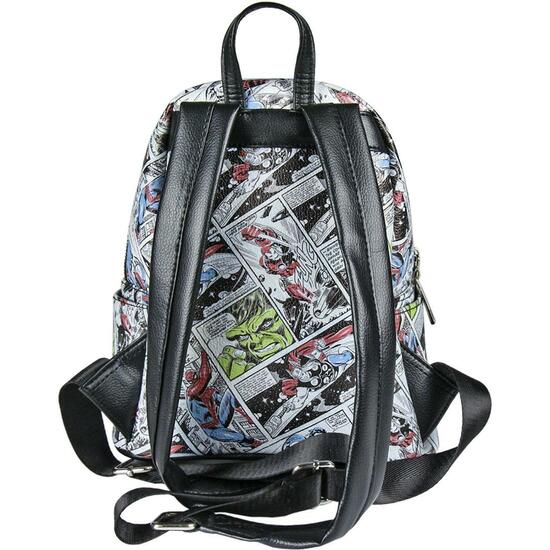 MOCHILA CASUAL MODA POLIPIEL MARVEL - GRIS PLATA  image 1