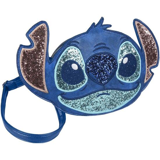 BOLSO BANDOLERA 3D POLIPIEL DISNEY STITCH - AZUL  image 0