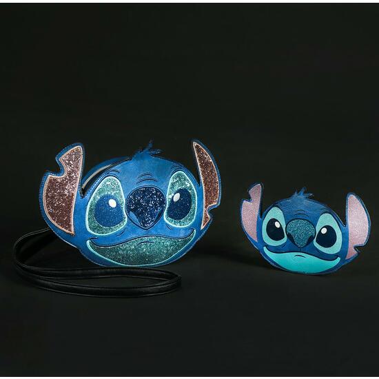 BOLSO BANDOLERA 3D POLIPIEL DISNEY STITCH - AZUL  image 5