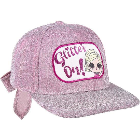 GORRA PREMIUM BRILLANTE LOL - ROSA - 53CM image 0