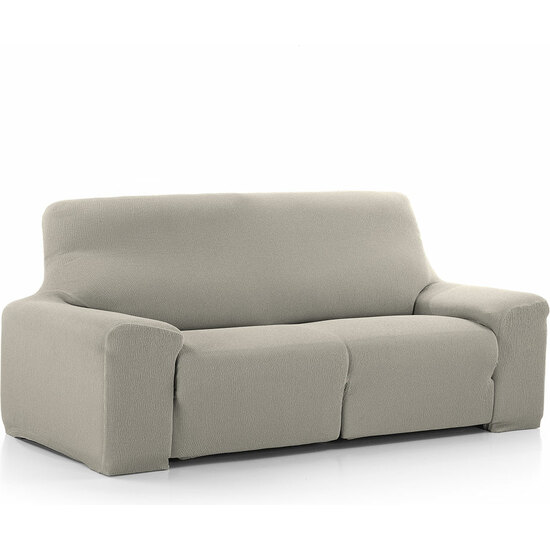 MAXIFUNDAS - FUNDA DE SOFÁ RELAX 3 PLAZAS 2 PIES VEGA GRIS CLARO image 1
