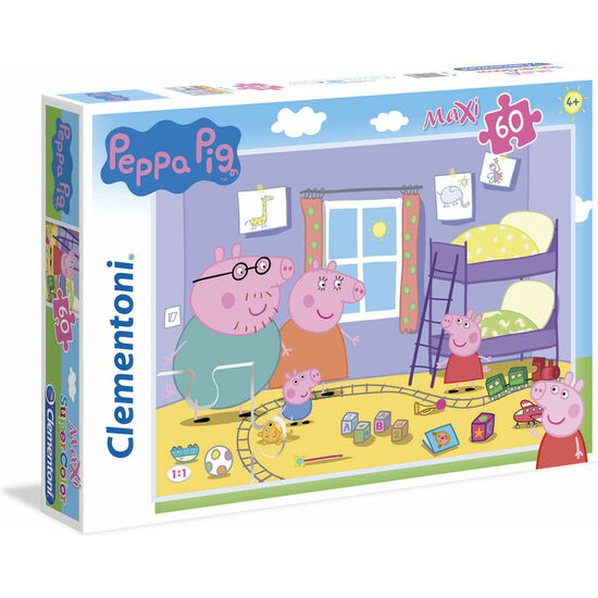 PUZZLE MAXI PEPPA PIG 60PZS image 0