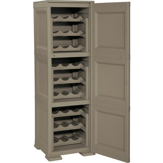 MUEBLE OMNIMODUS PORTABOTELLAS PARA 27 BOTELLAS MODELO WENGE image 0