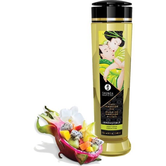 SHUNGA EROTIC MASSAGE OIL IRRESISTIBLE image 0