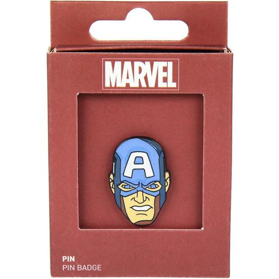 PIN METAL AVENGERS CAPITAN AMERICA - AZUL  image 0