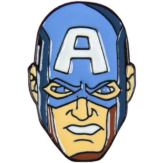 PIN METAL AVENGERS CAPITAN AMERICA - AZUL  image 1