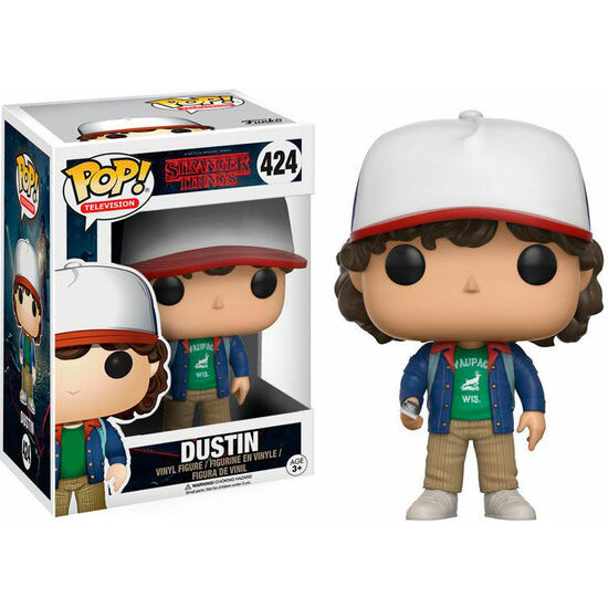 FUNKO POP! DUSTIN 424 - STRANGER THINGS image 0