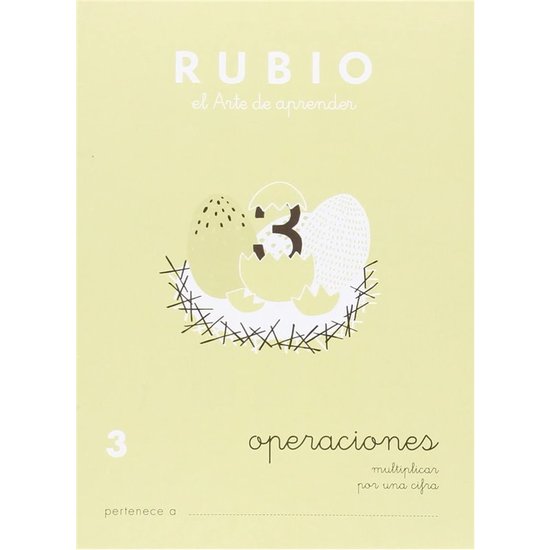 CUADERNO RUBIO OPERACIONES 3  image 0