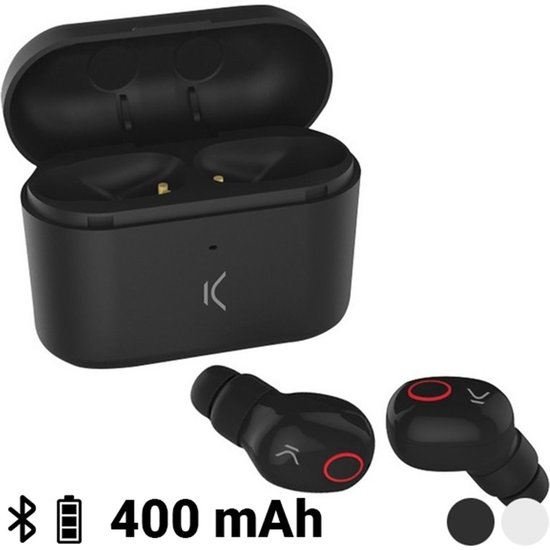 AURICULARES BLUETOOTH CON MICRÓFONO KSIX FREE PODS NEGRO image 1