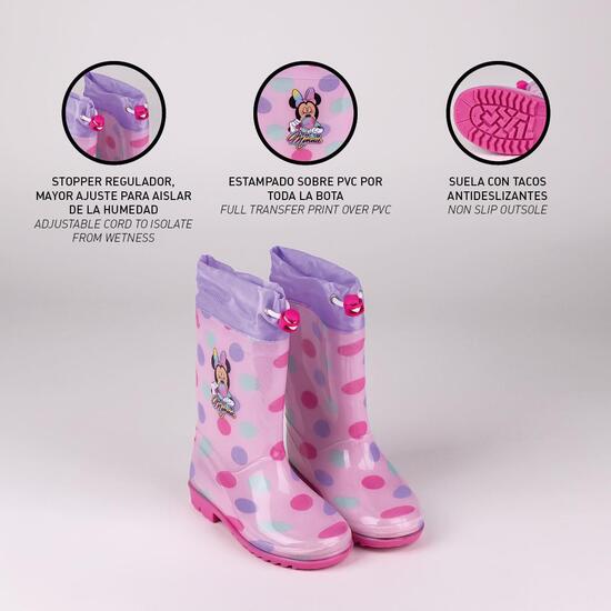 BOTAS LLUVIA PVC MINNIE PINK image 4