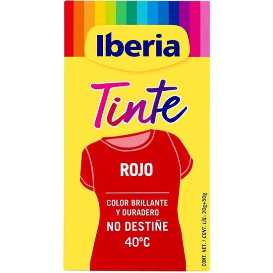 IBERIA TINTE PARA ROPA - ROJO