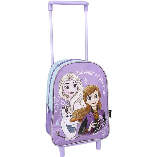 MOCHILA INFANTIL TROLLEY ESCOLAR FROZEN LILAC image 0