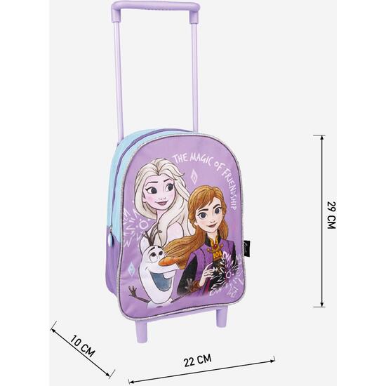 MOCHILA INFANTIL TROLLEY ESCOLAR FROZEN LILAC image 3