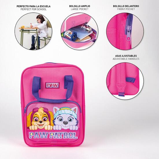 MOCHILA INFANTIL PERSONAJE ASAS PAW PATROL PINK image 4