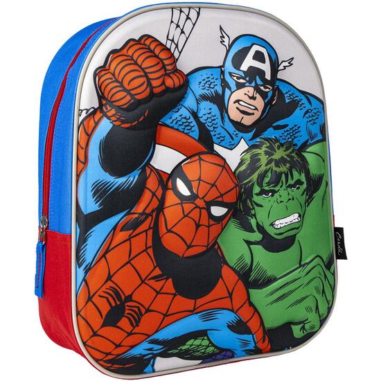 MOCHILA INFANTIL 3D AVENGERS BLUE image 0