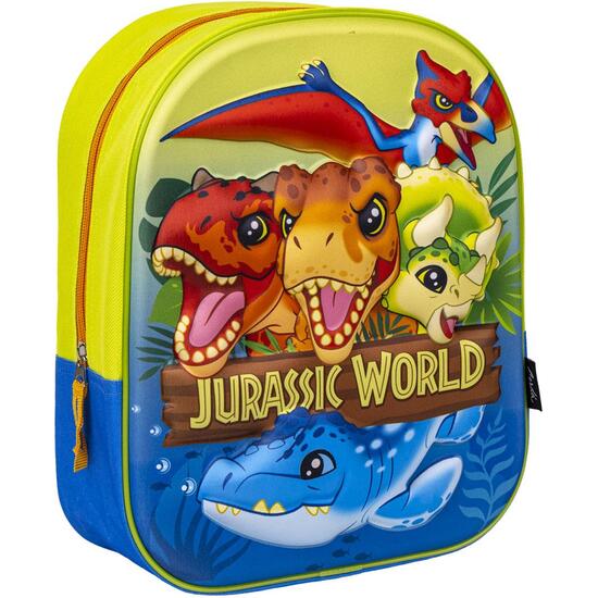 MOCHILA INFANTIL 3D JURASSIC PARK LIGHT GREEN image 0