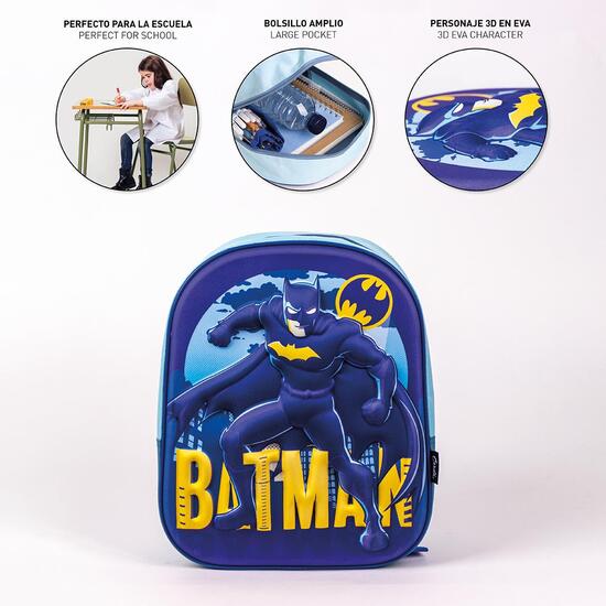 MOCHILA INFANTIL 3D BATMAN BLUE image 4