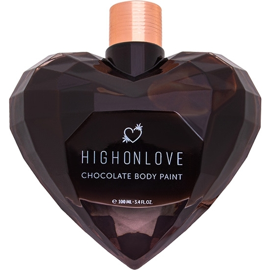 HIGH ON LOVE - DARK CHOCOLATE BODY PAINT - 100 ML image 0