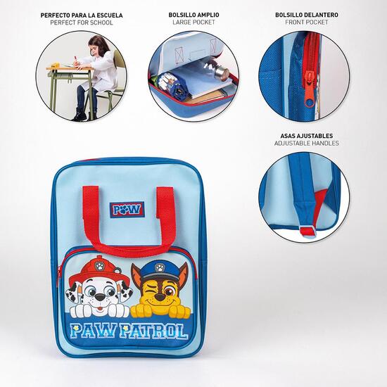 MOCHILA INFANTIL PERSONAJE ASAS PAW PATROL BLUE image 4