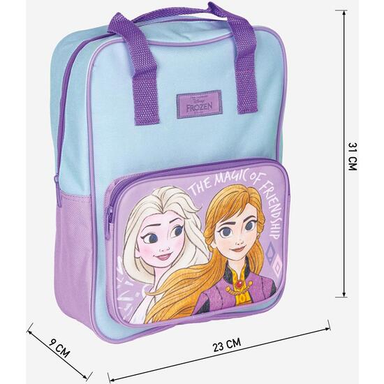 MOCHILA INFANTIL PERSONAJE ASAS FROZEN LIGHT BLUE image 3