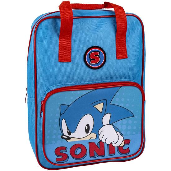 MOCHILA INFANTIL PERSONAJE ASAS SONIC BLUE image 0