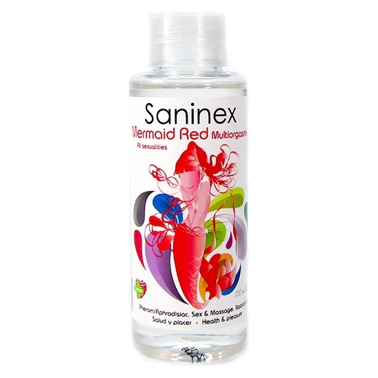 SANINEX MERMAID RED MULTIORGASMIC - SEX & MASSAGE OIL 100ML image 0