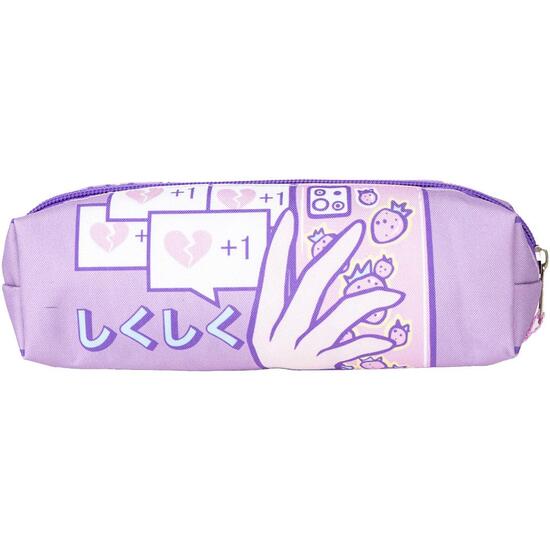 ESTUCHE PORTATODO OTAKU SHOJO LILAC image 1