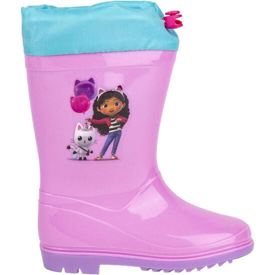 BOTAS LLUVIA PVC GABBY´S DOLLHOUSE PINK image 0