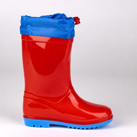 BOTAS LLUVIA PVC SPIDERMAN RED image 1