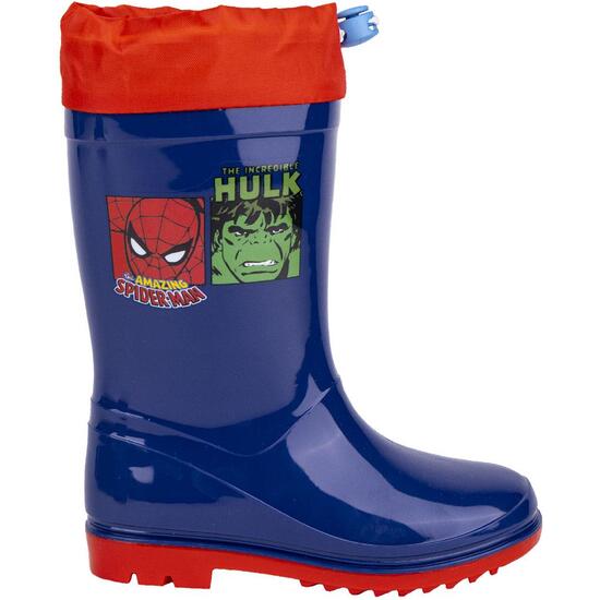 BOTAS LLUVIA PVC MARVEL BLUE image 0