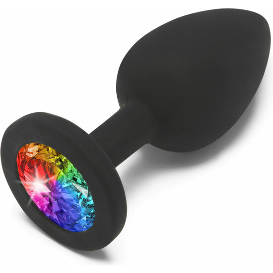 RAINBOW BOOTY JEWEL SMALL - BLACK image 0