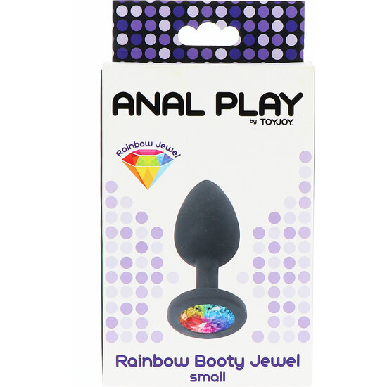 RAINBOW BOOTY JEWEL SMALL - BLACK image 1