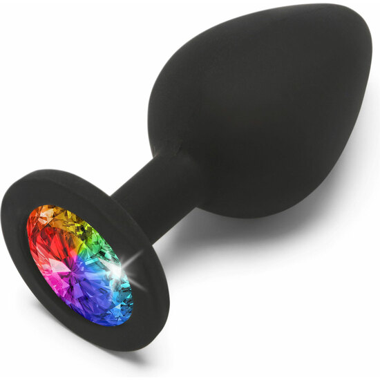 RAINBOW BOOTY JEWEL MEDIUM - BLACK image 0