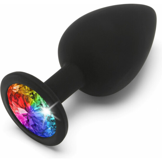 RAINBOW BOOTY JEWEL LARGE - BLACK image 0