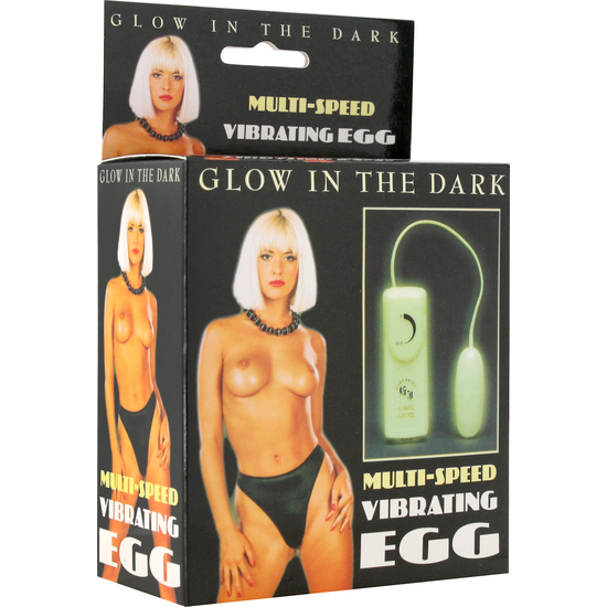 VIBRATING EGG GLOW IN THE DARK image 1