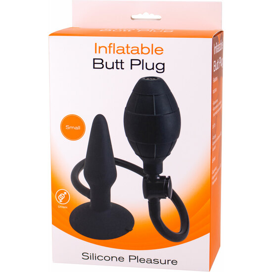 INFLATABLE BUTT PLUG S - BLACK  image 1