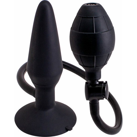 INFLATABLE BUTT PLUG M - BLACK  image 0